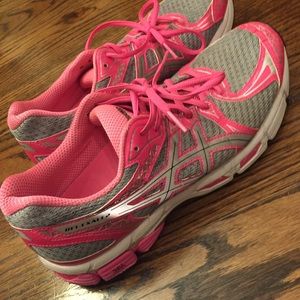 Pink ASICS sneakers